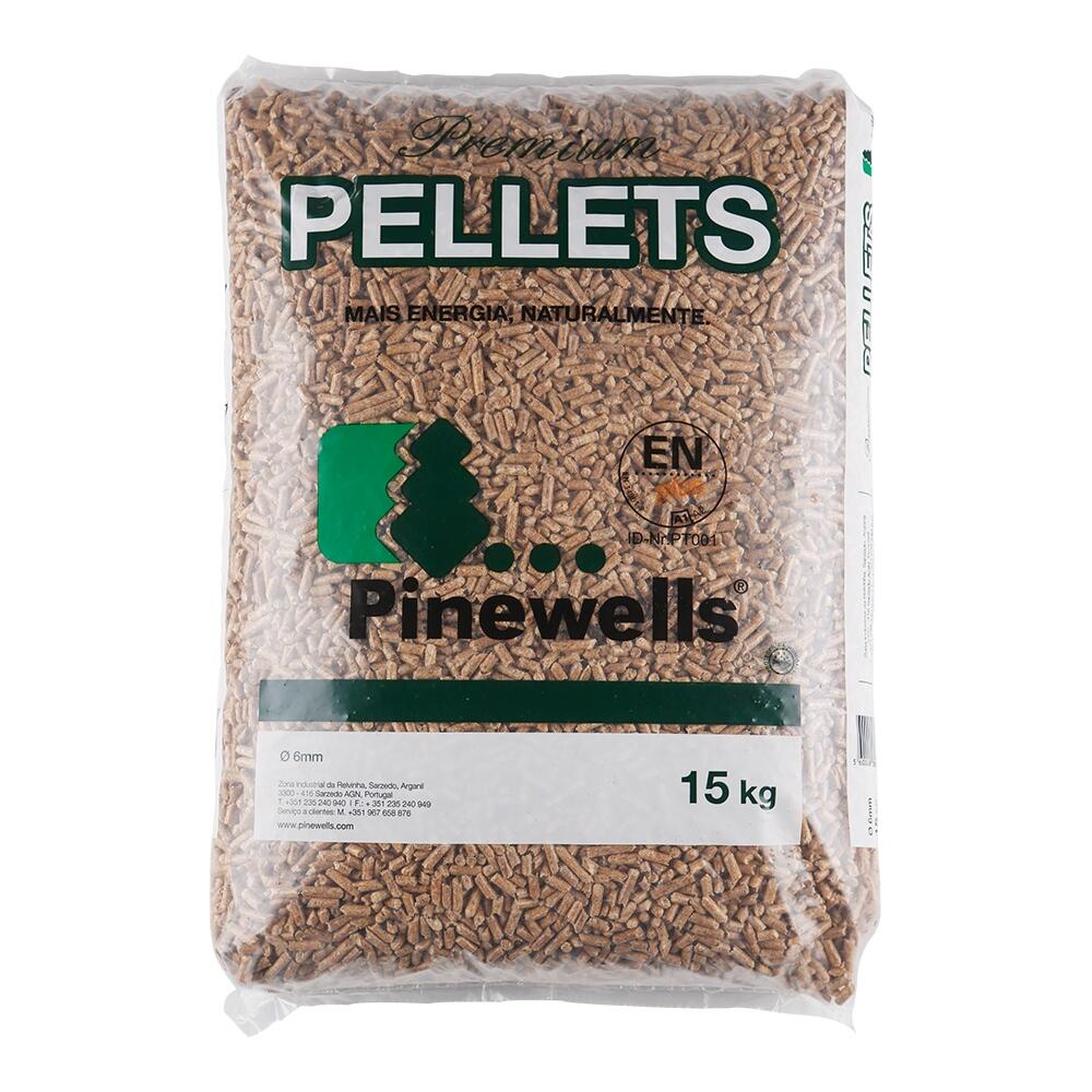 PELLETS PINEWELLS 15KG 20 sacos