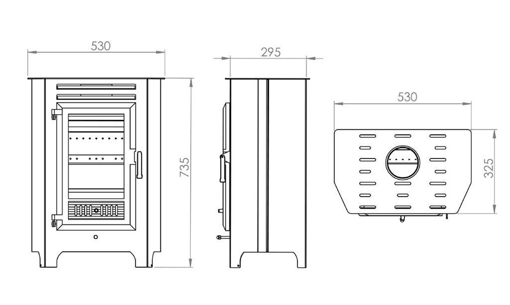 Salamandra Subtil Nº4 Eco 5.5kW